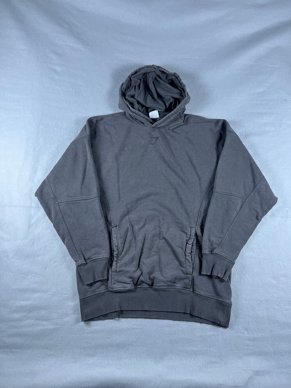 Gymshark Lifting Club Hoodie Mens L Charcoal Grey Heavyweight Sweatshirt Sports